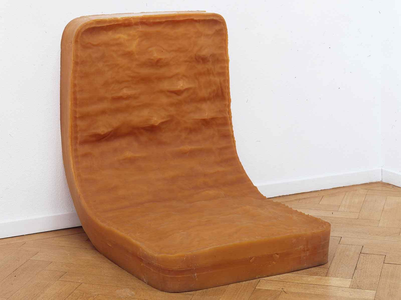 Rachel Whiteread; Untitled (Amber Mattress), 1992;