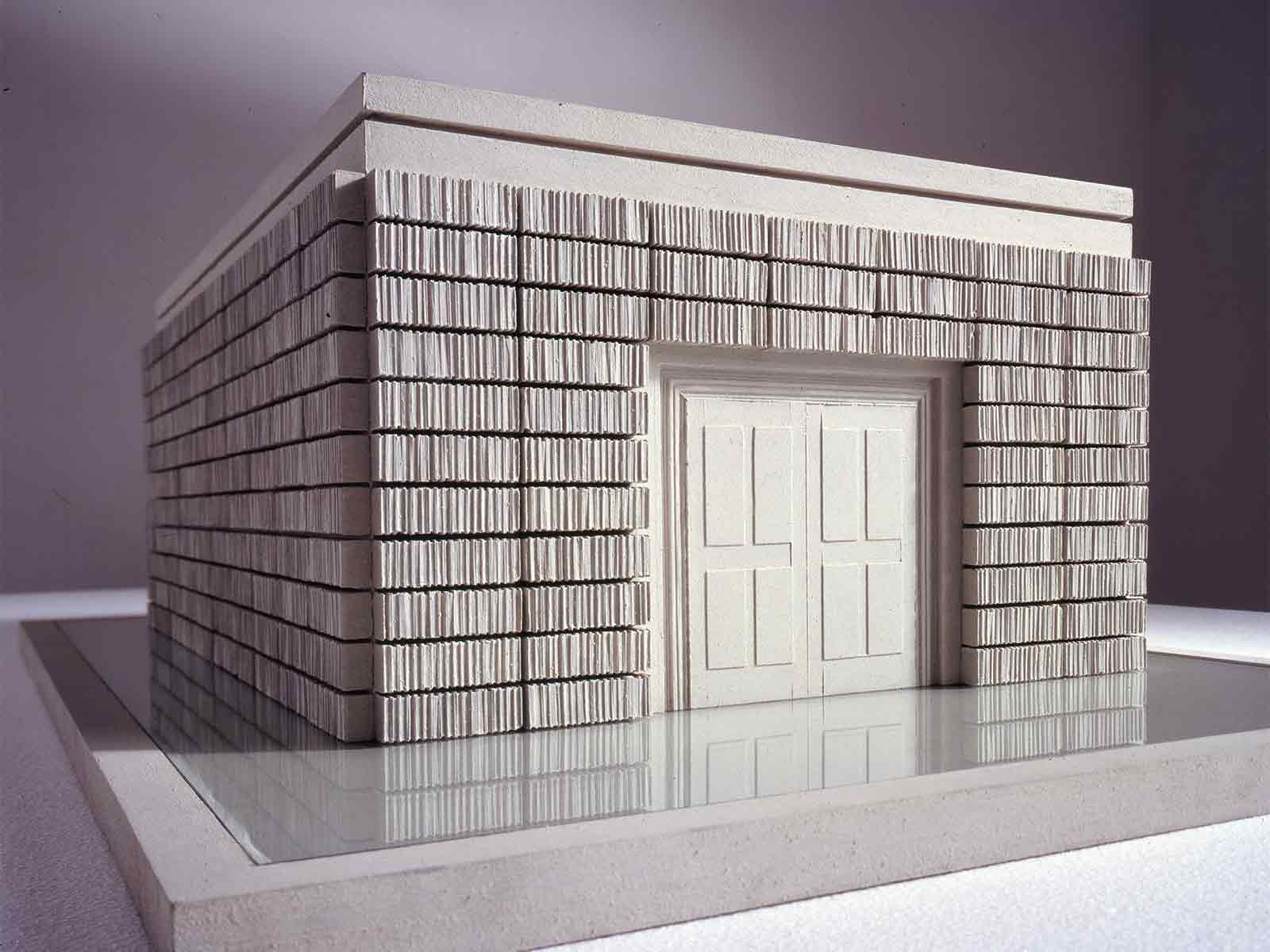 Rachel Whiteread; Maquette for Holocaust Memorial, 1995;