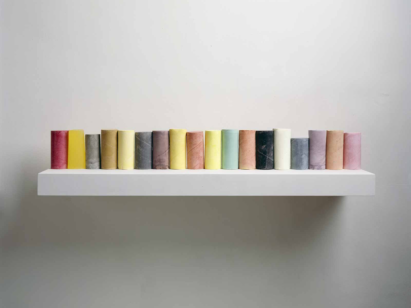 Rachel Whiteread; Line Up, 2007-2008;