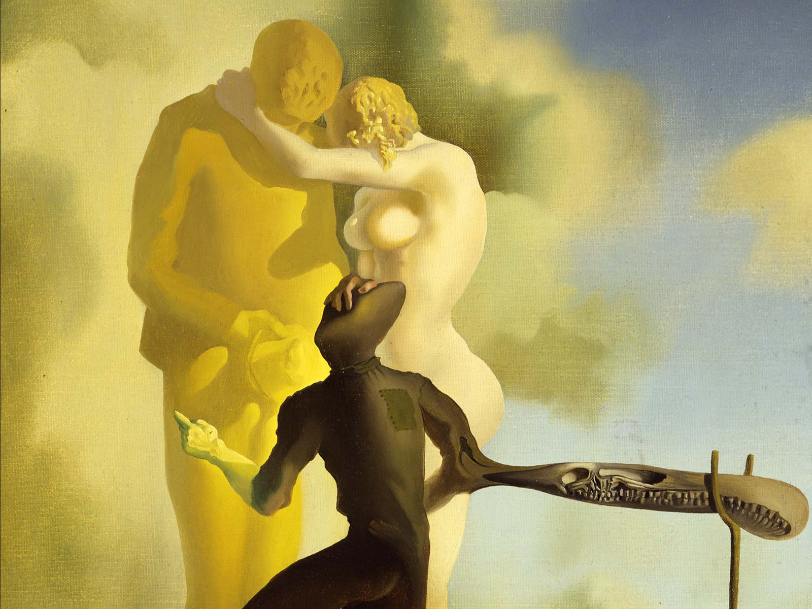 Meditation on the Harp by Salvador Dalí
