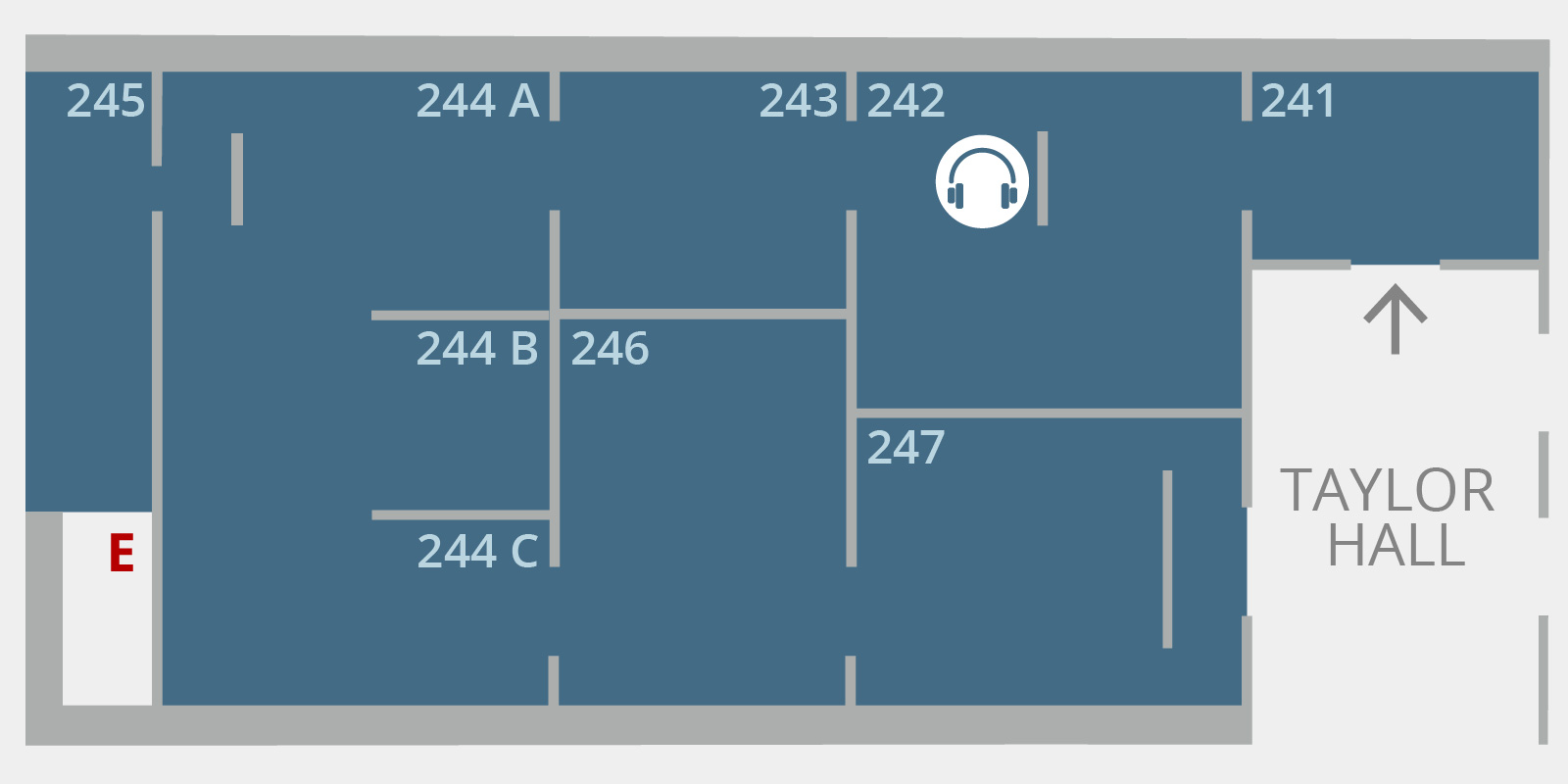 Floorplan for Main Exhibition Galleries
