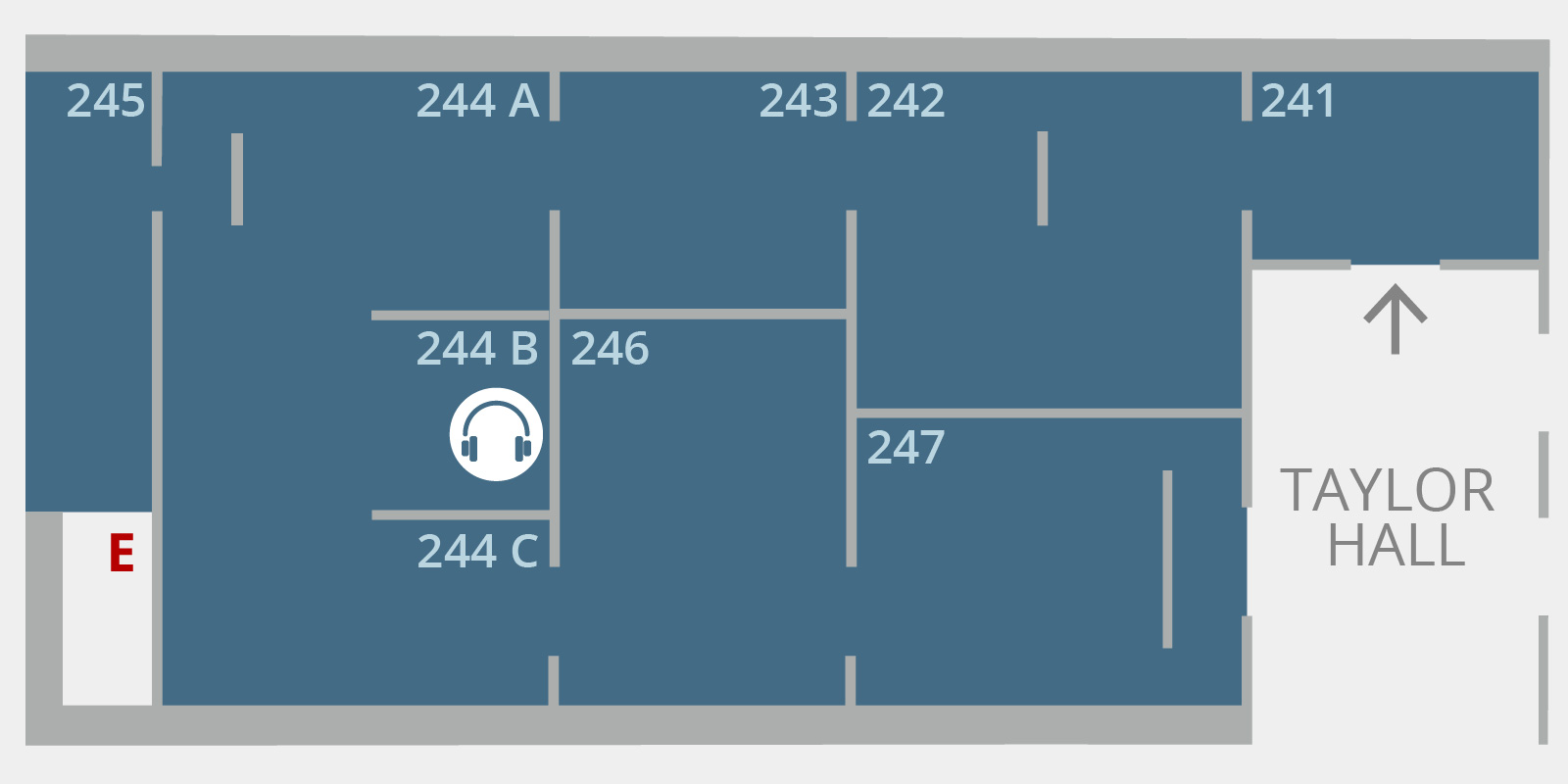 Floorplan for Main Exhibition Galleries