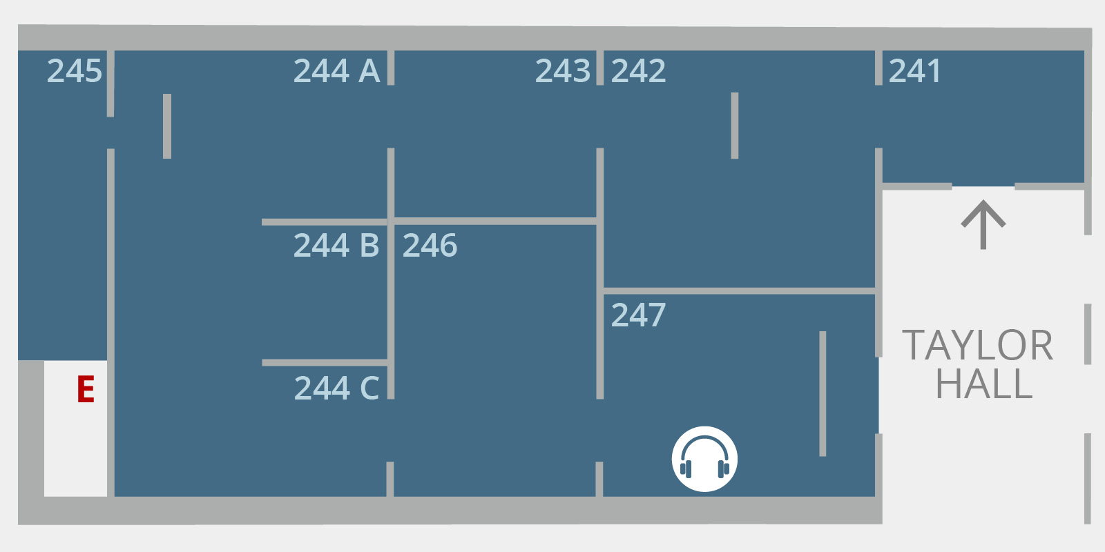 Floorplan for Main Exhibition Galleries