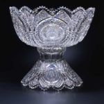 Punch Bowl and Stand by John Rufus Denman, Patrick H. Walker, and retailer Libbey Glass Company