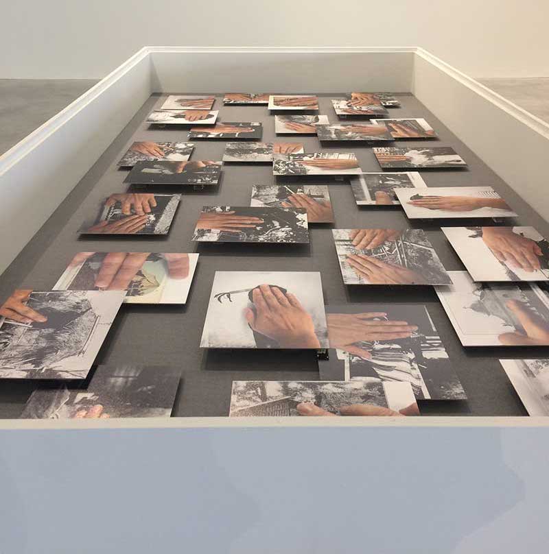 Installation of Block Out the Sun by artist Stephanie Syjuco