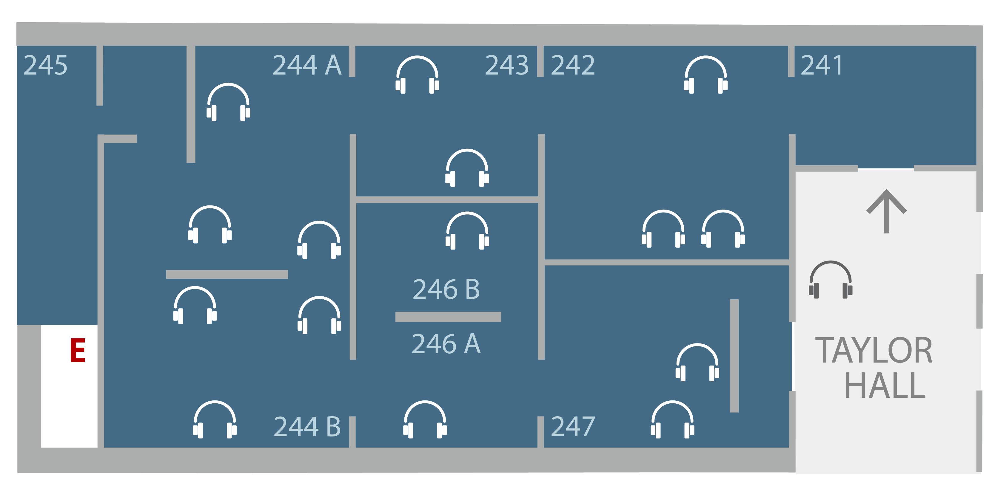 Catching the Moment: Floorplan for Main Exhibition Galleries
