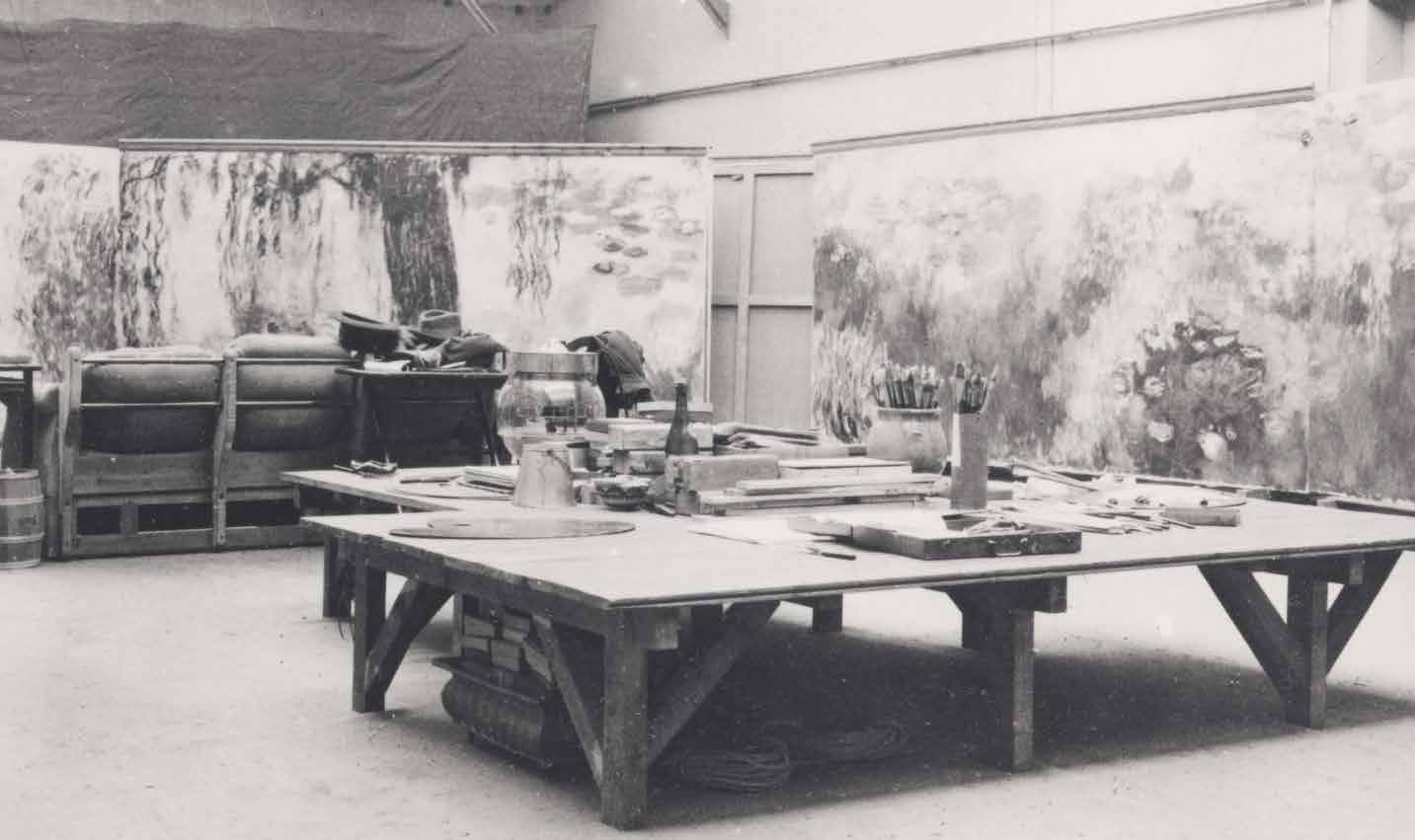 Monet's third studio at Giverny, November 1917