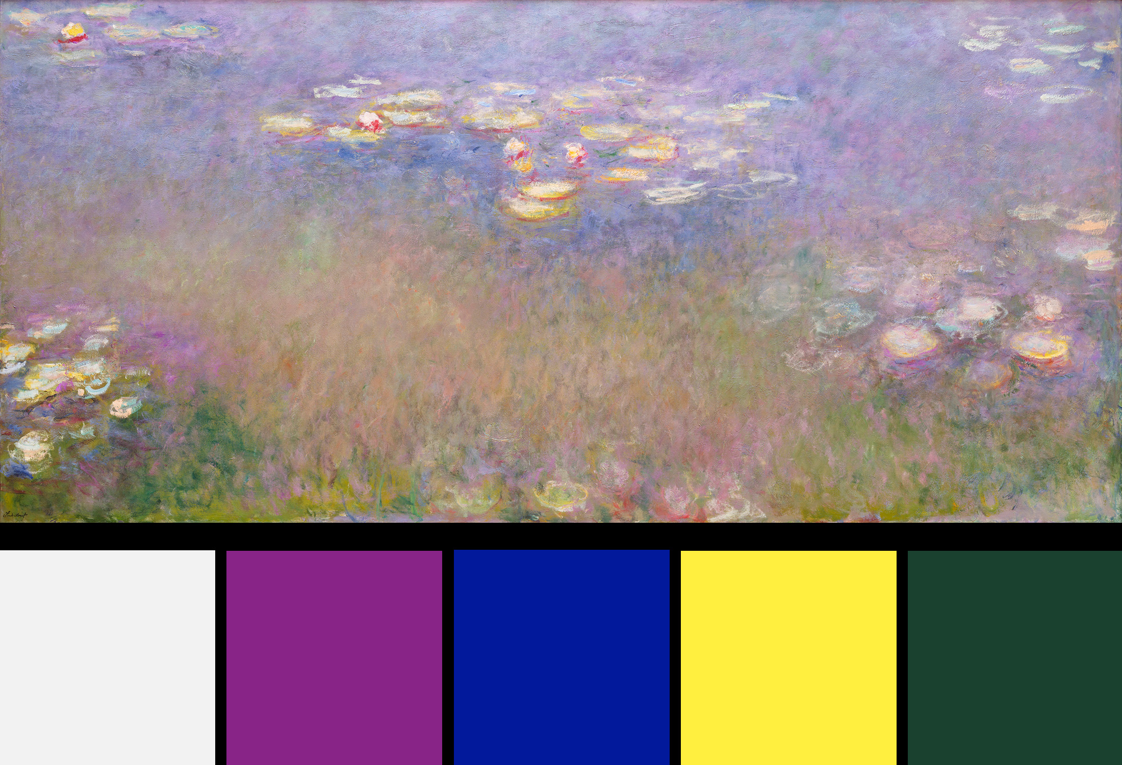 Water Lilies essential palette