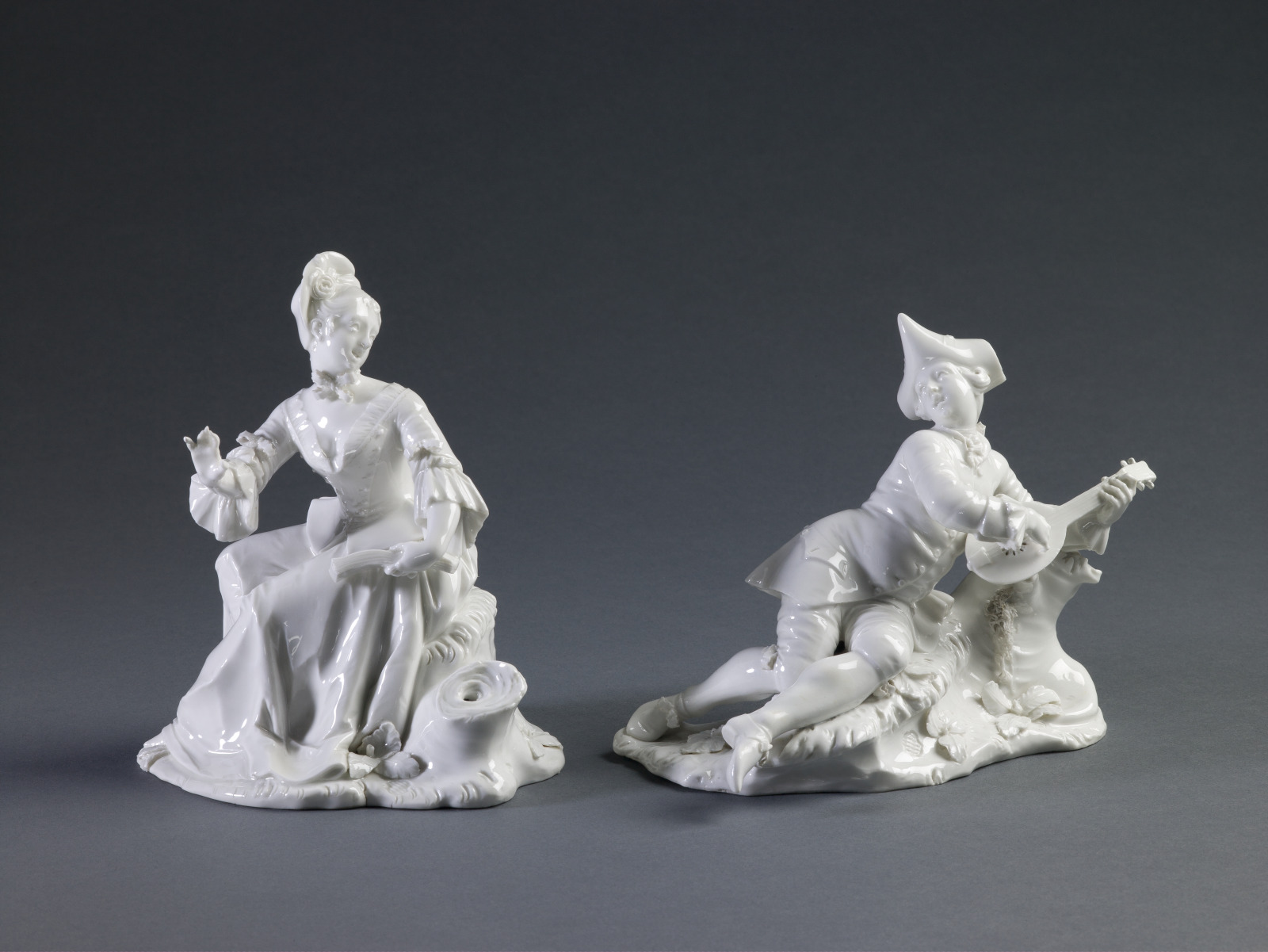 Pair of Figures of Musicians - Saint Louis Art Museum