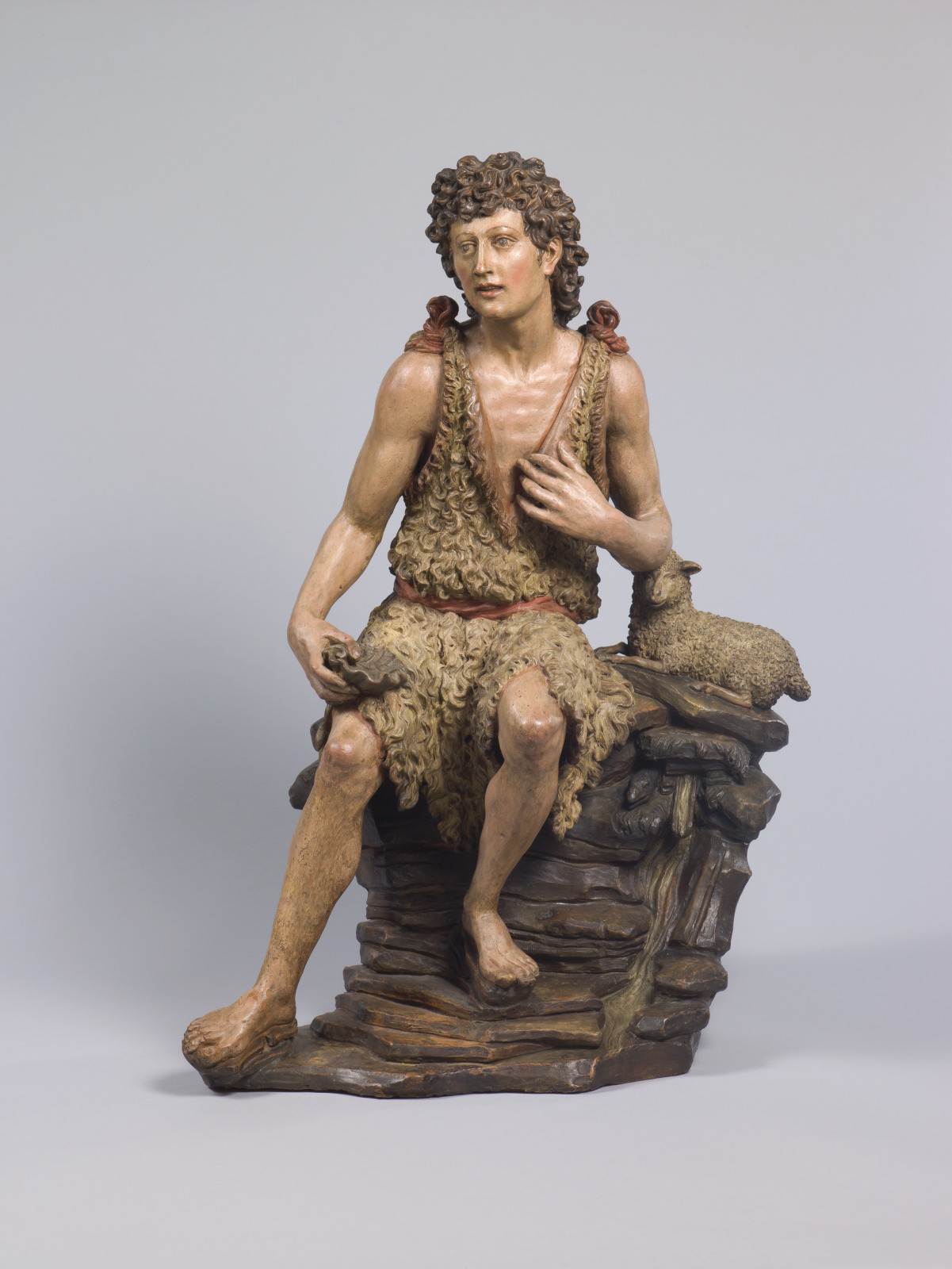 Seated Saint John the Baptist