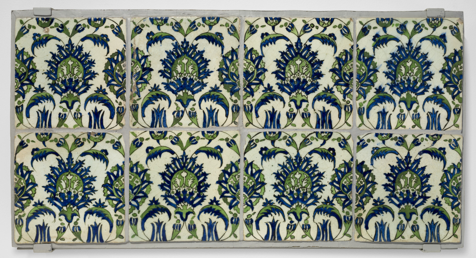 Group of Eight Wall Tiles