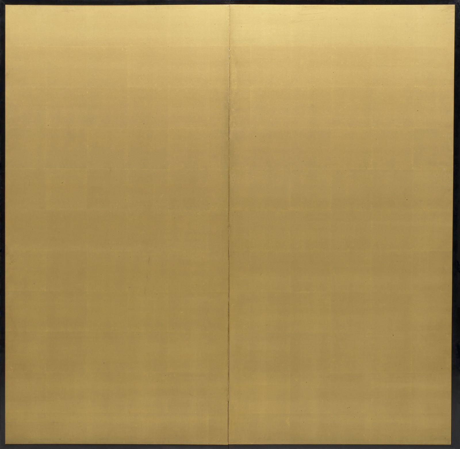 Two-Panel Folding Screen, Japanese, mid–1930s, Two-panel folding screen: cloth, wood, and lacquer