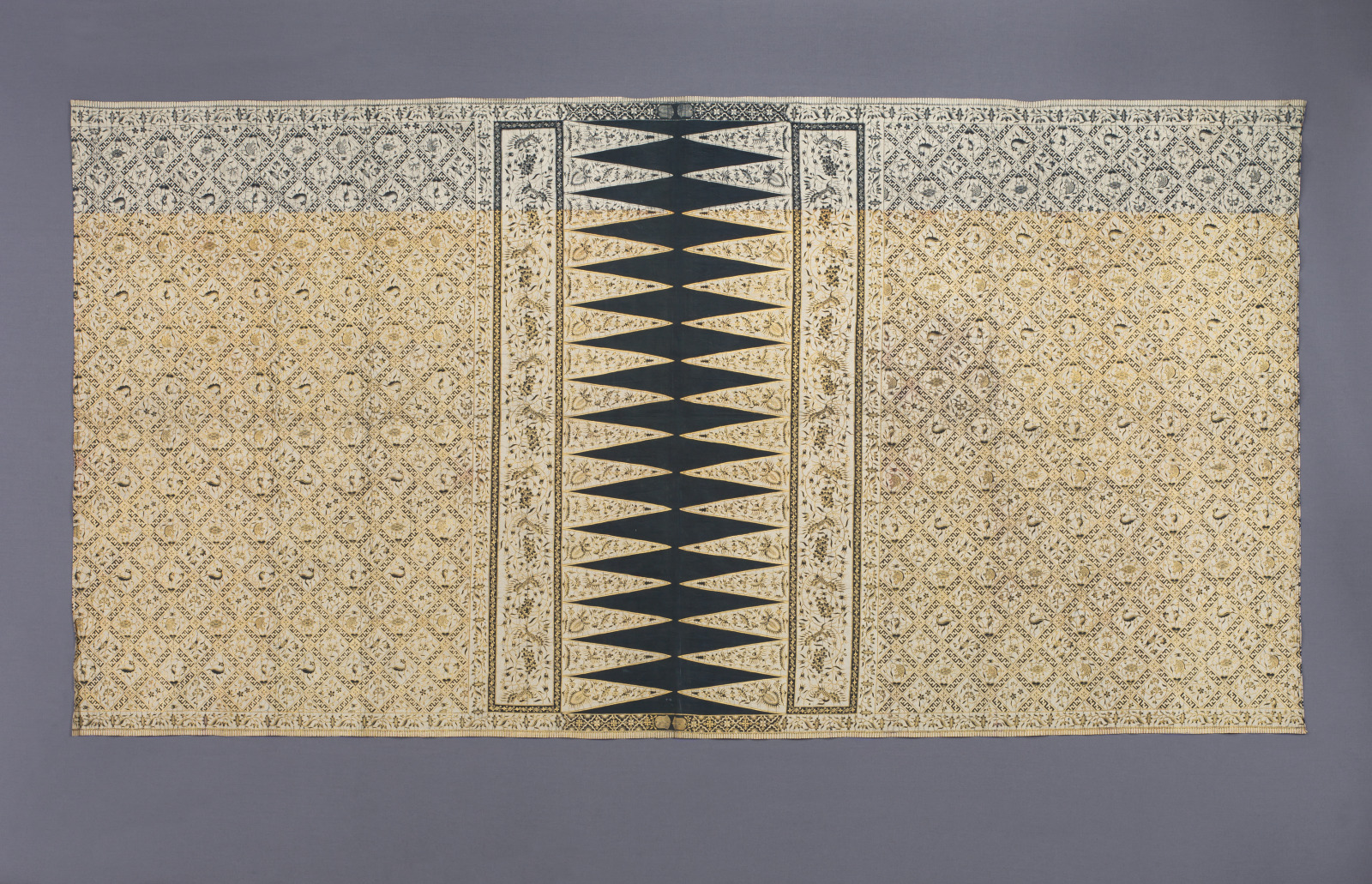 Woman’s Tubular Skirt (kain sarung) with Design of the “Thousand Boxes” (kotak seribu) Motif