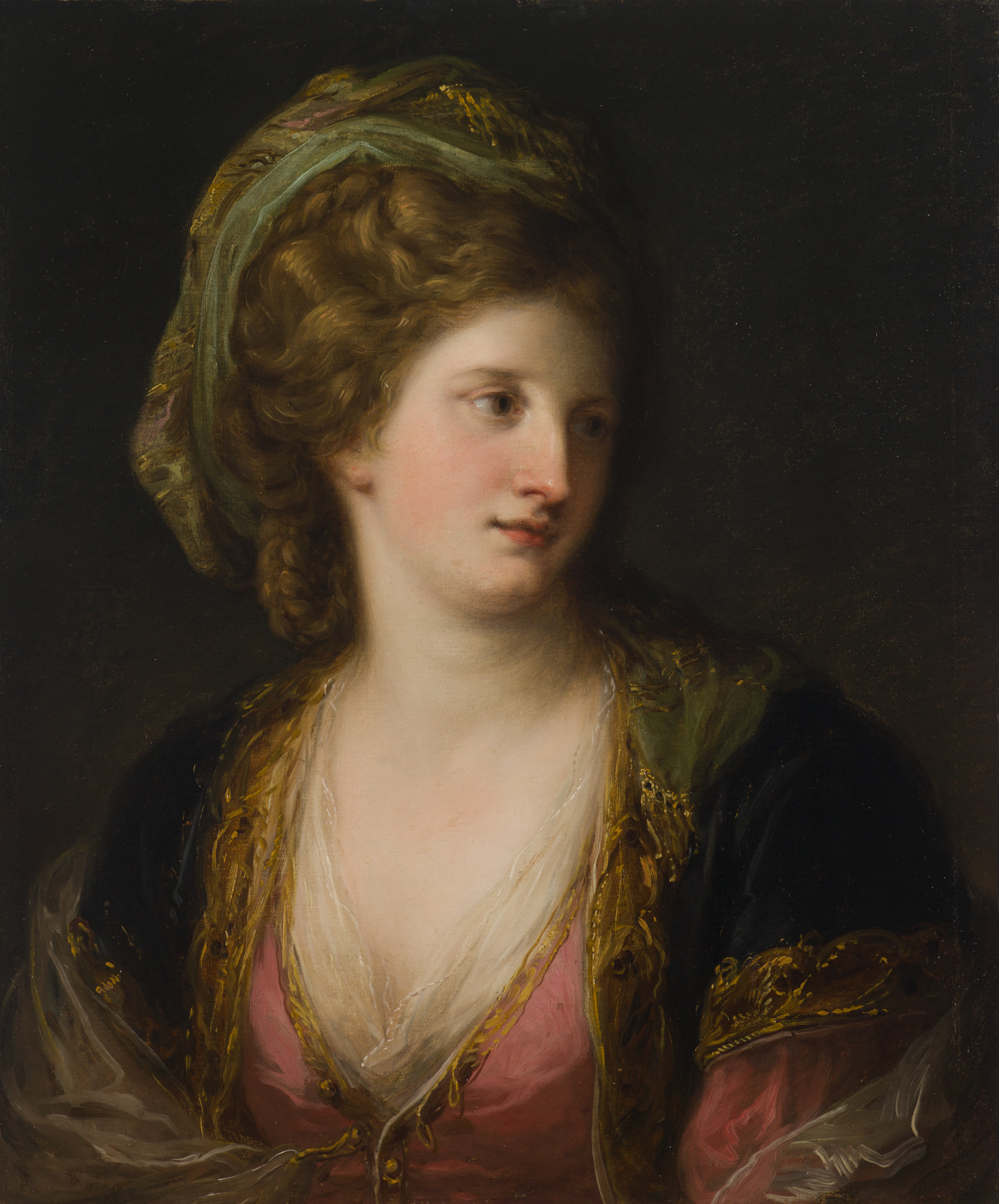 Woman in Turkish Dress