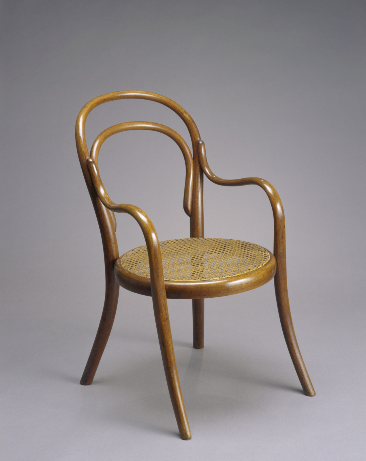 Child’s Armchair, Gebrüder Thonet, Vienna, Austria, founded 1853, c.1880, Beech and cane