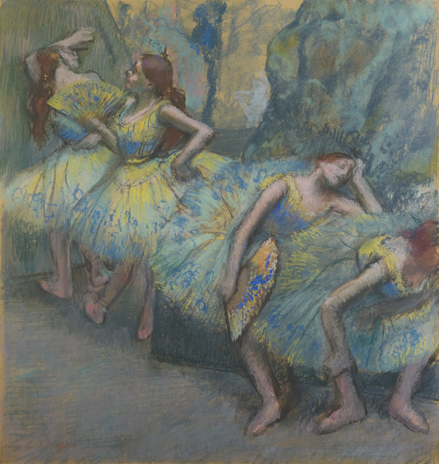 Ballet Dancers in the Wings
