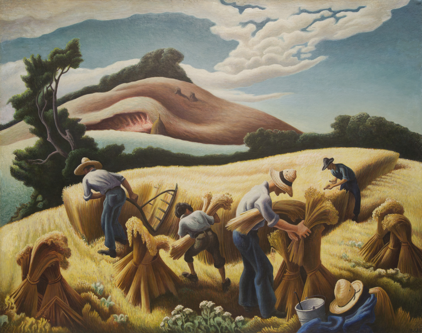 Cradling Wheat