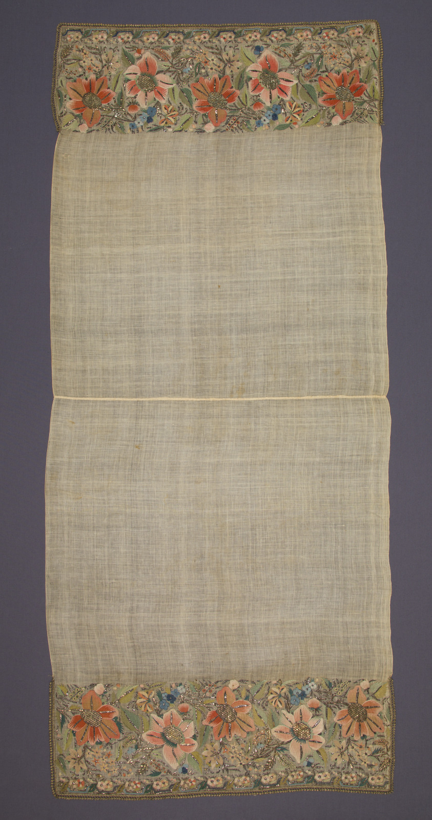 Towel (peşkir) with Design of Floral Motifs