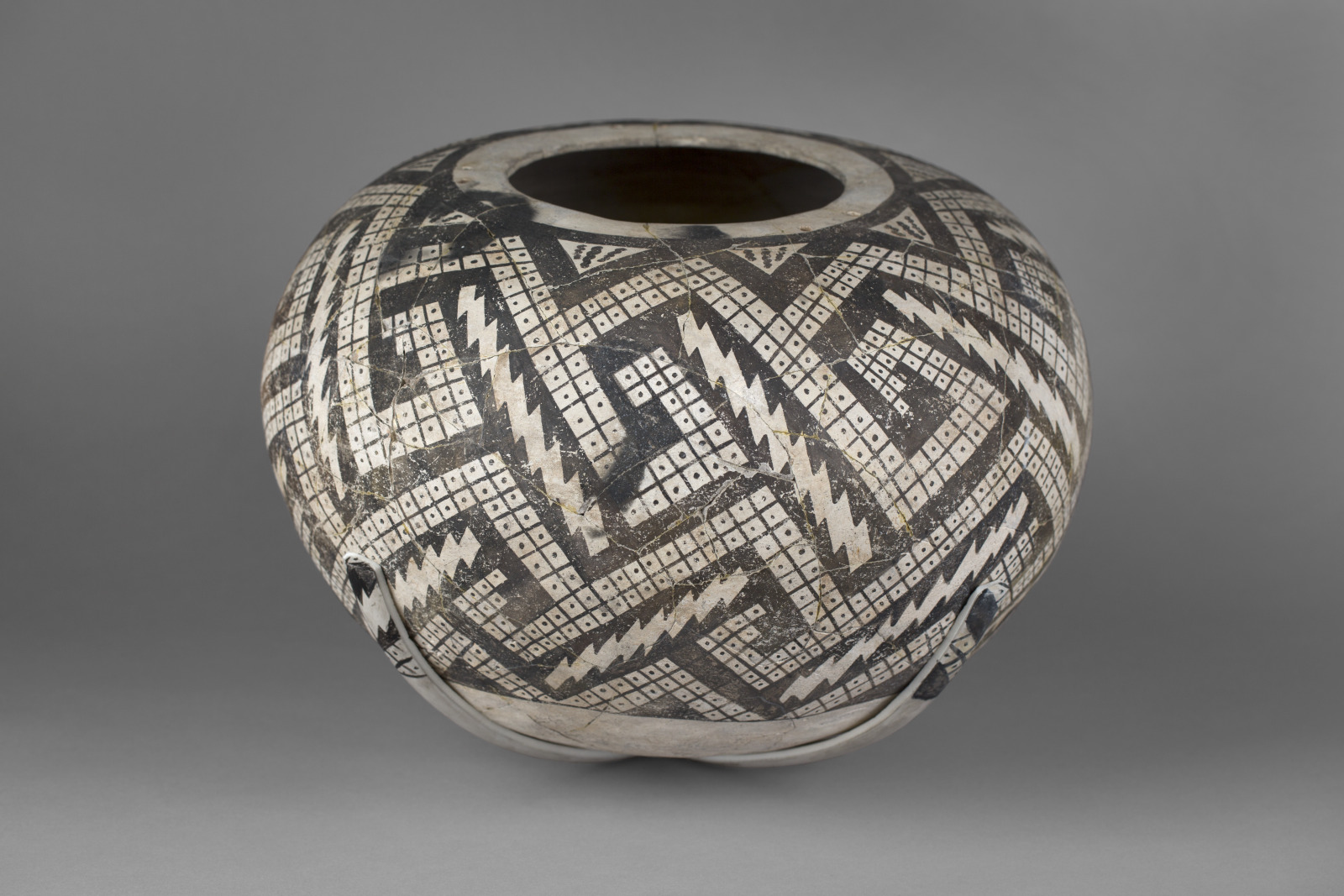 Seed Jar with Painted Motifs