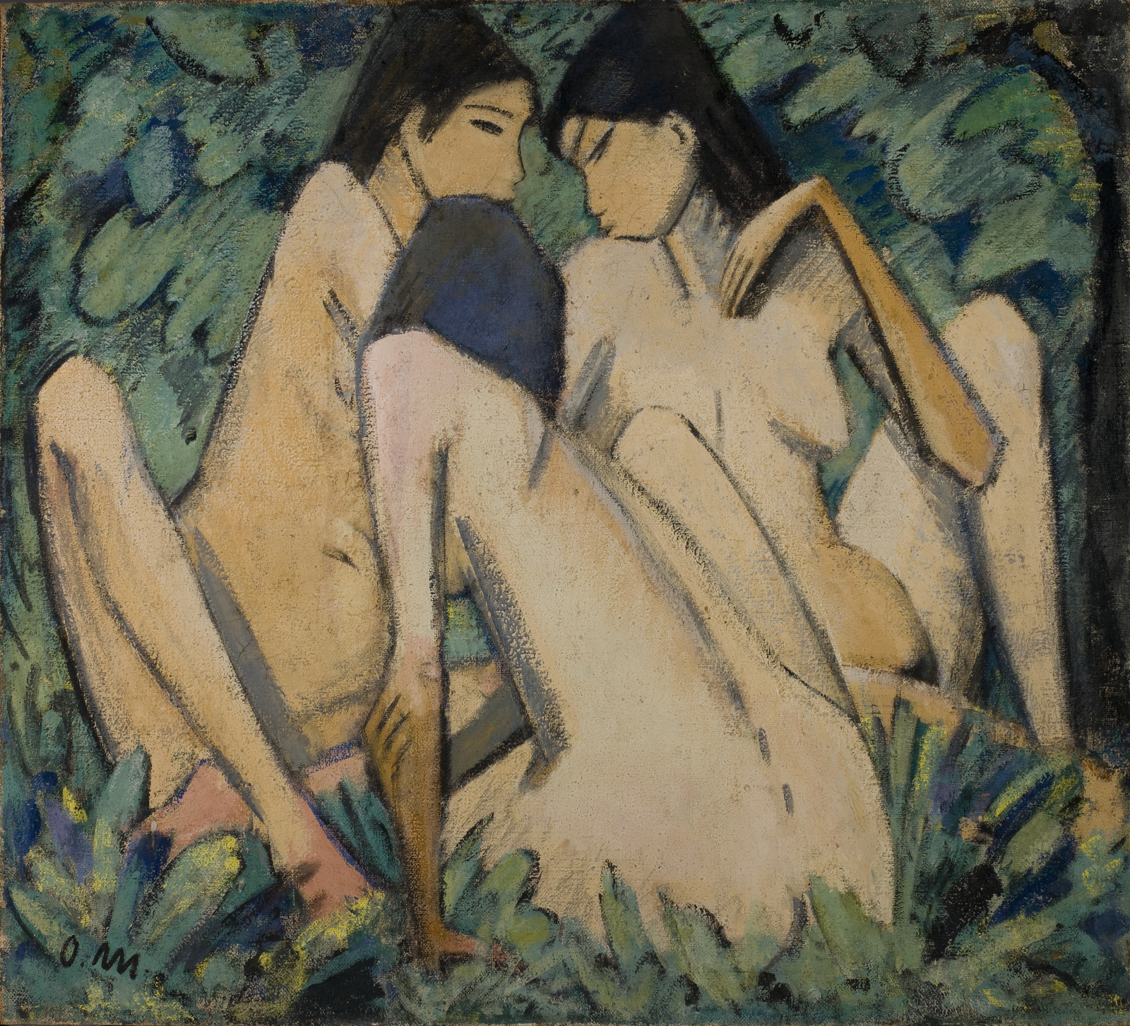 Three Women in a Wood