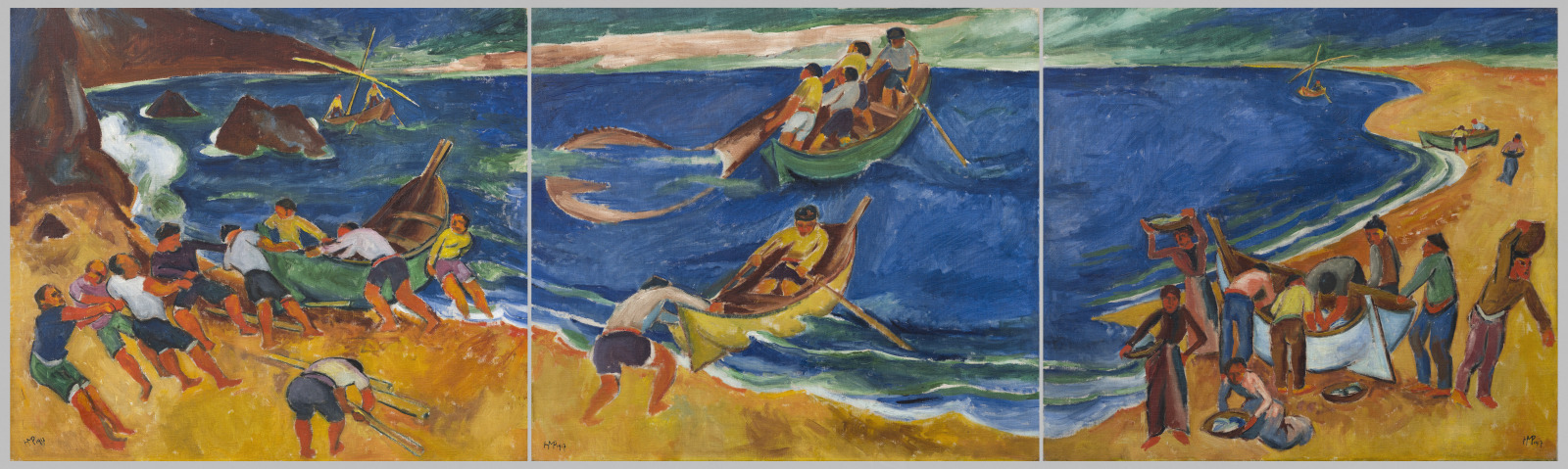Bay of Monterosso (Triptych)
