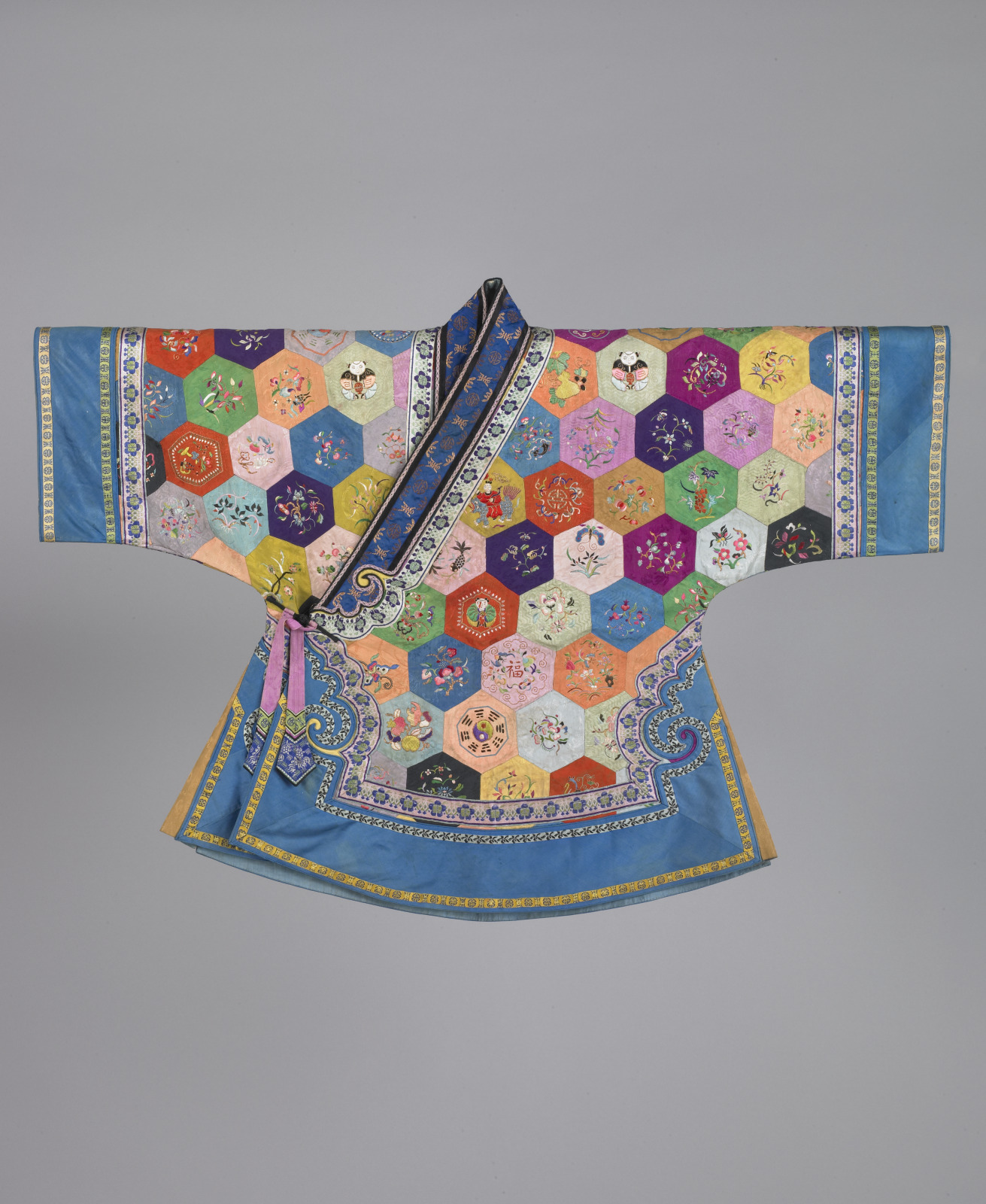Han Chinese Boy’s Robe (“One Hundred Households” Robe) with Patchwork Design