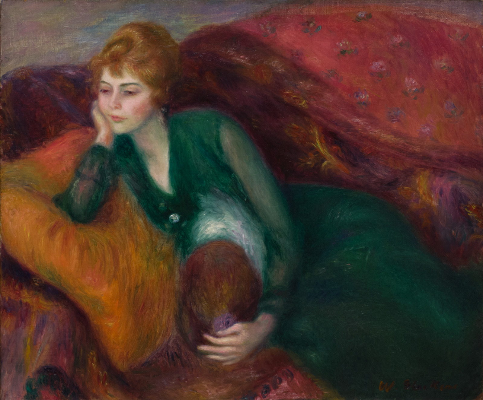 Young Woman in Green