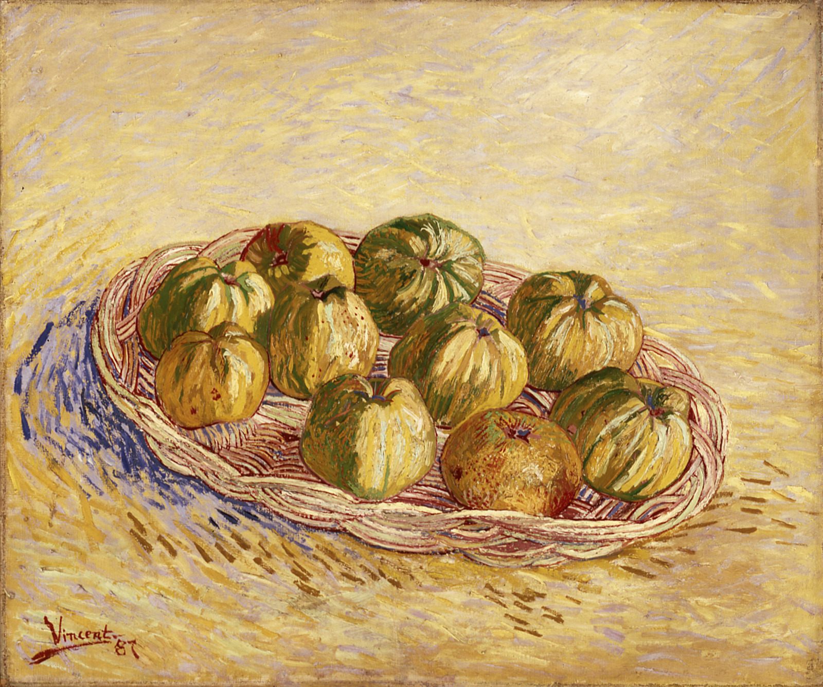 Still Life, Basket of Apples