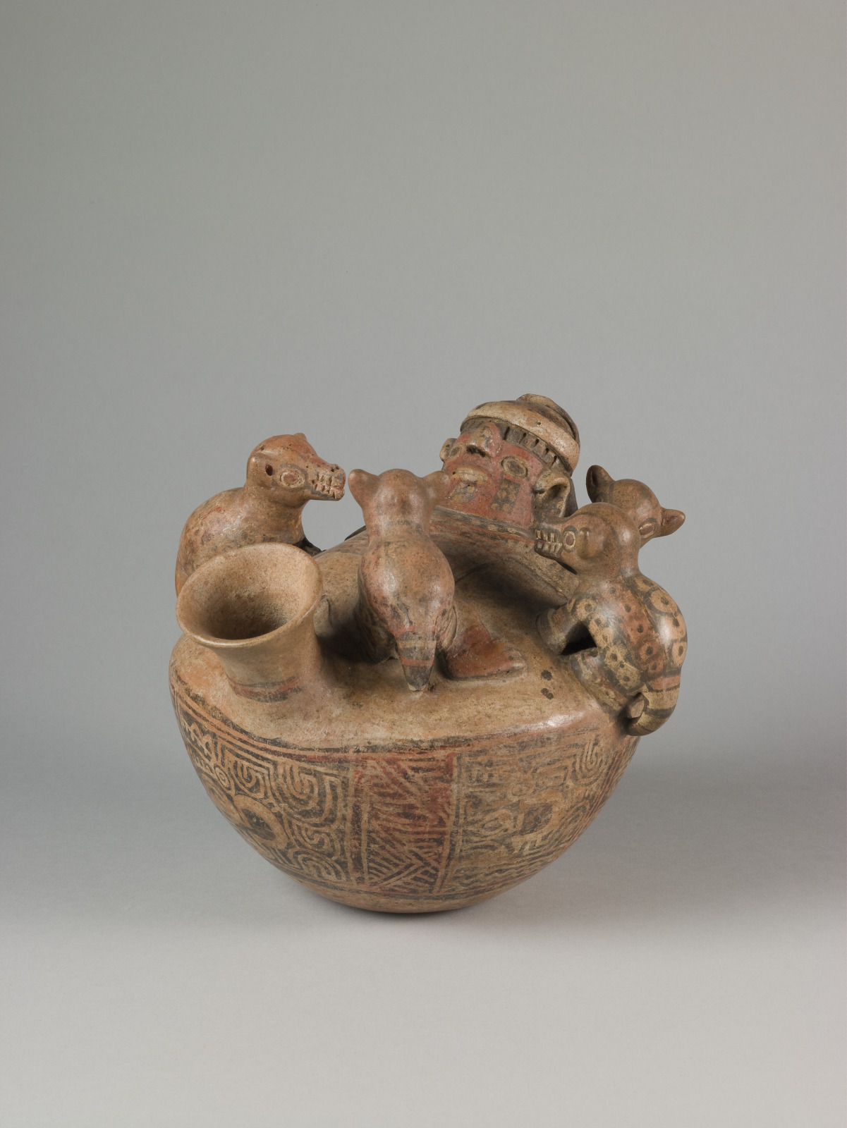 Vessel with Sacrificial Scene
