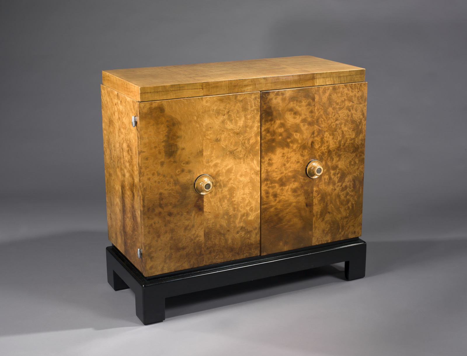 Music Cabinet, Victor Proetz, American, 1897–1966, 1933, Maple with black lacquer