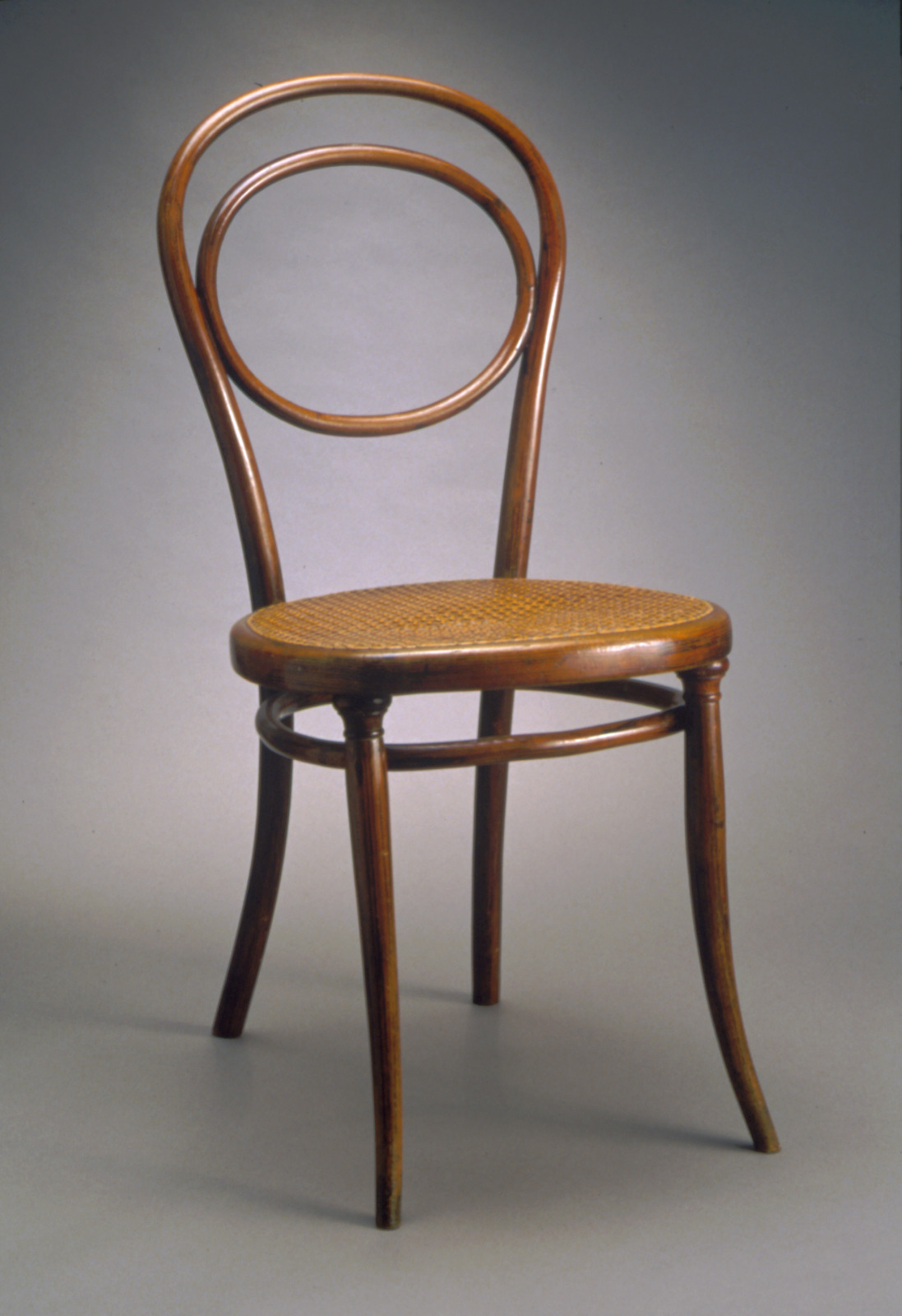 Side Chair, Michael Thonet, Austrian (born Germany), 1796–1871, designed c.1856, made c.1860–75, Beech and cane