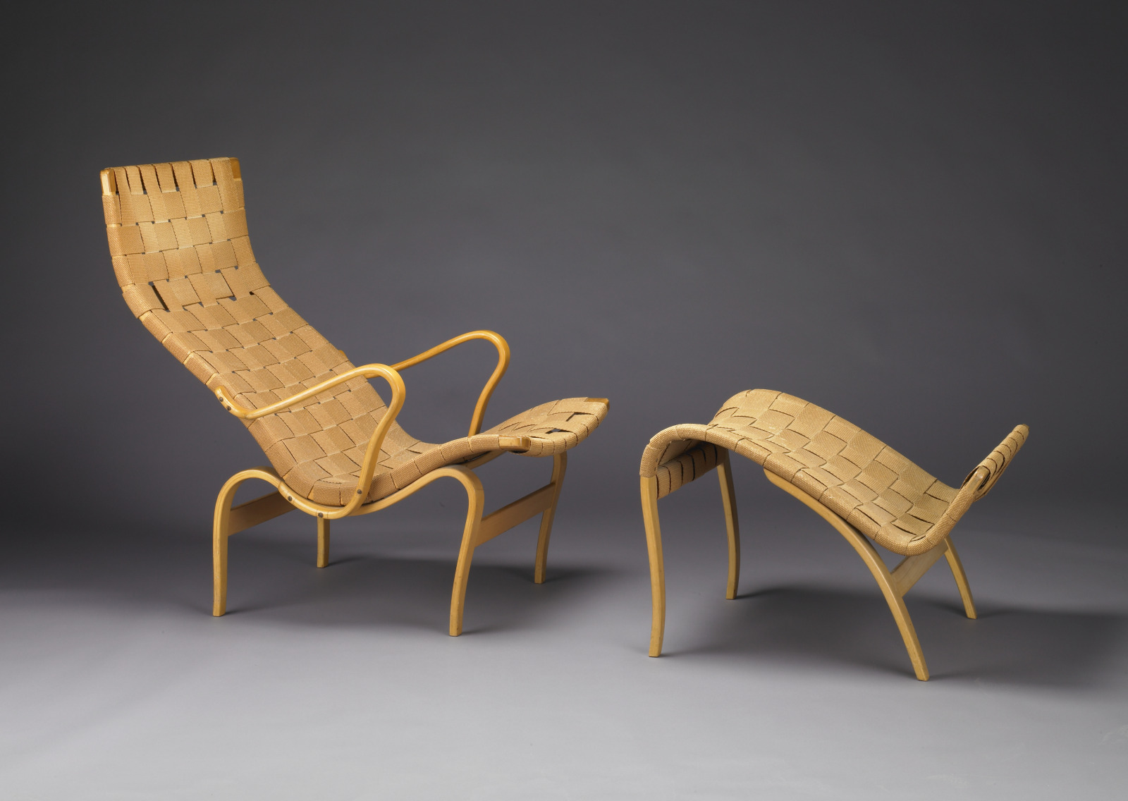 Lounge Chair and Footrest