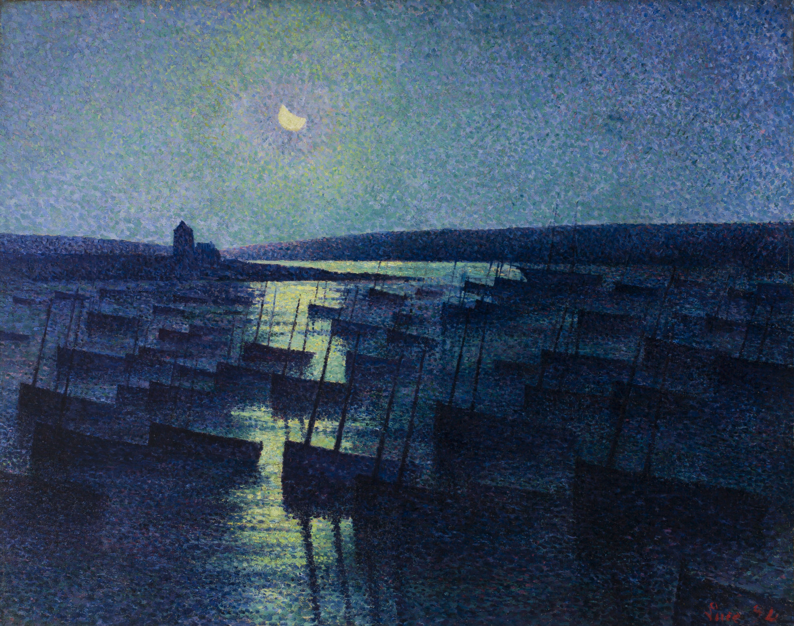 Camaret, Moonlight and Fishing Boats