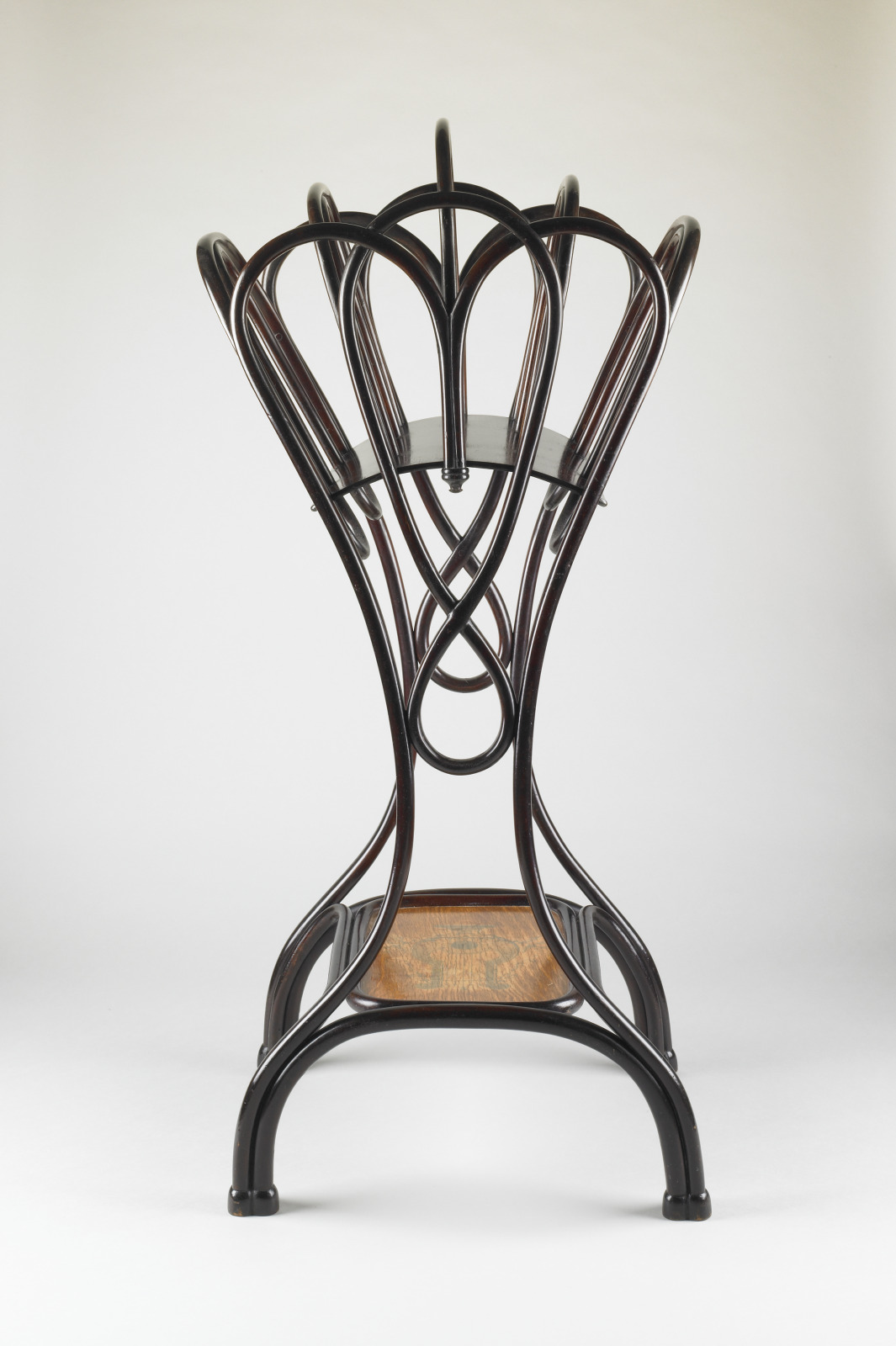 Music Rack/Magazine Stand, Gebrüder Thonet, Vienna, Austria, founded 1853, designed c.1880, Beech with wood laminate