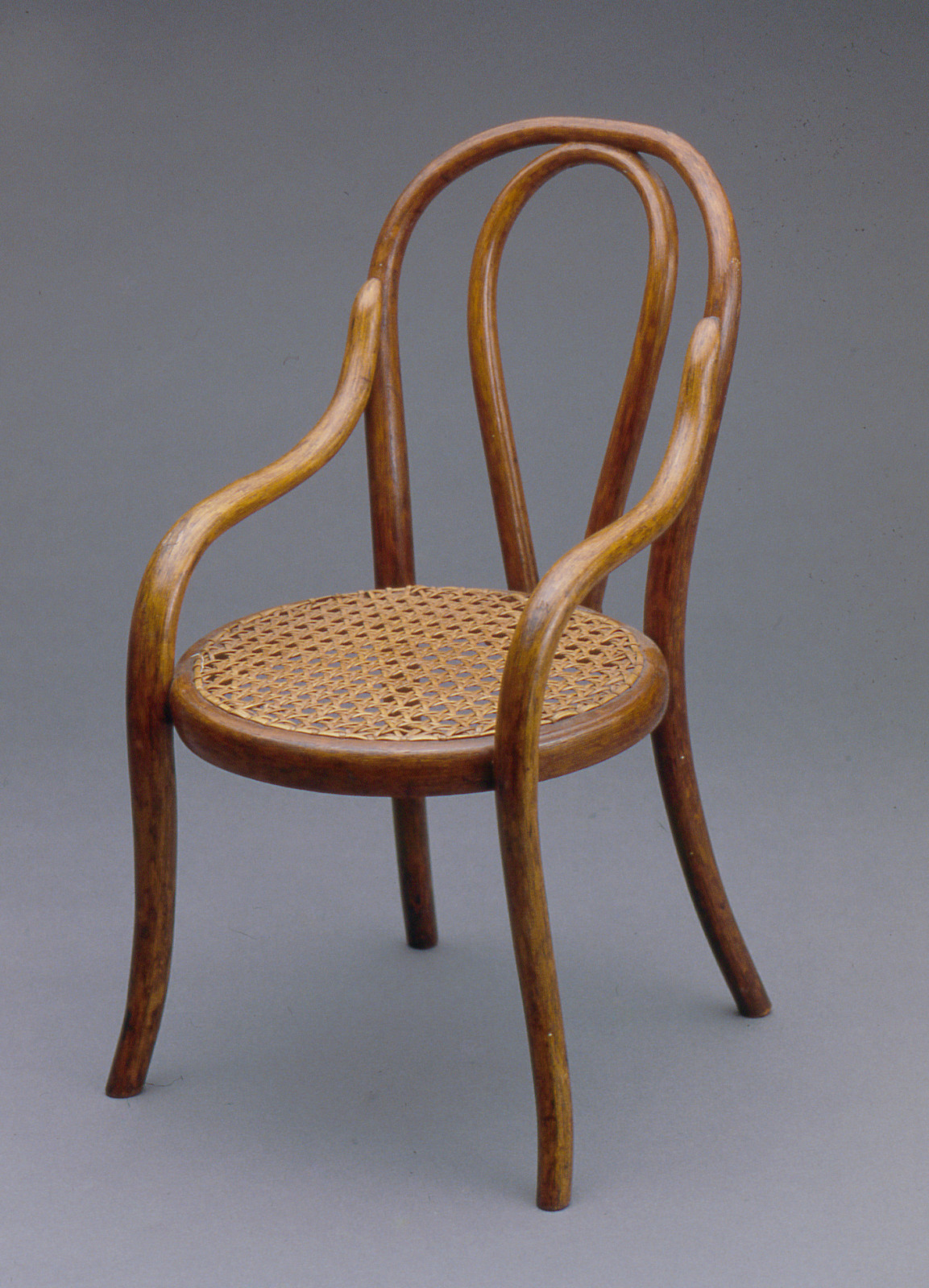 Doll’s Chair, attributed to Gebrüder Thonet, Vienna, Austria, founded 1853, designed 1885–86, made c.1890, Beech and cane