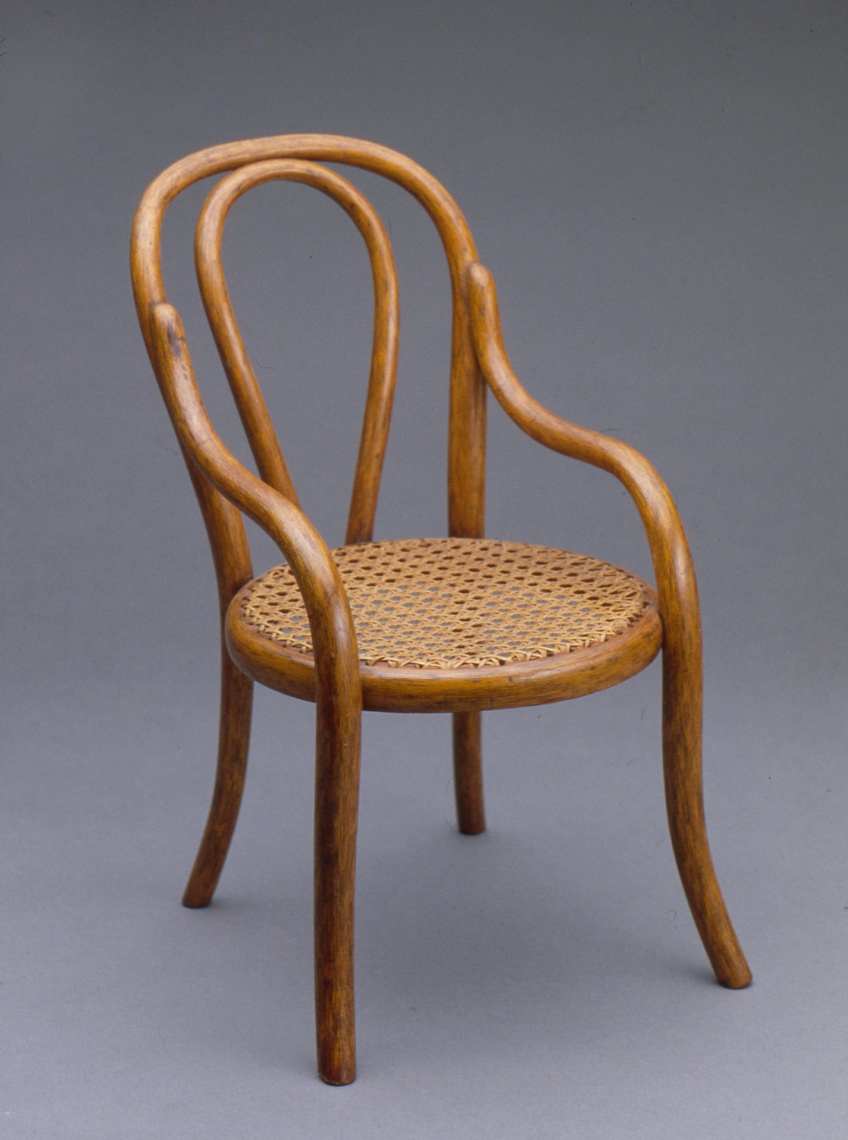 Doll’s Chair, attributed to Gebrüder Thonet, Vienna, Austria, founded 1853, designed 1885–86, made c.1890, Beech and cane