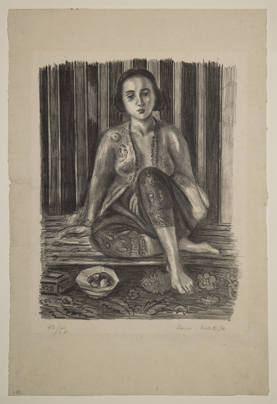 Odalisque with a Bowl of Fruit