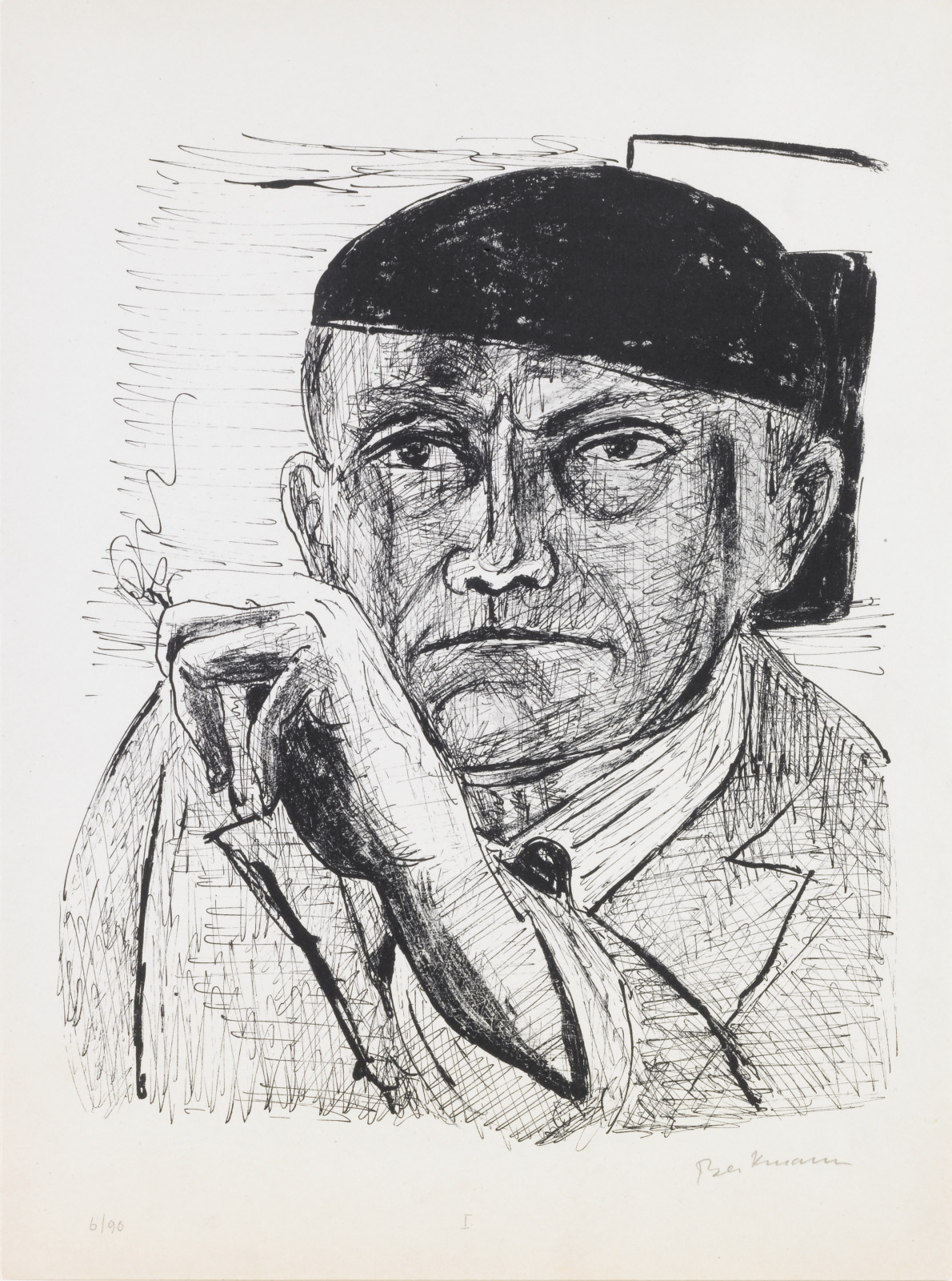 Self Portrait, plate 1 from the portfolio “Day and Dream”