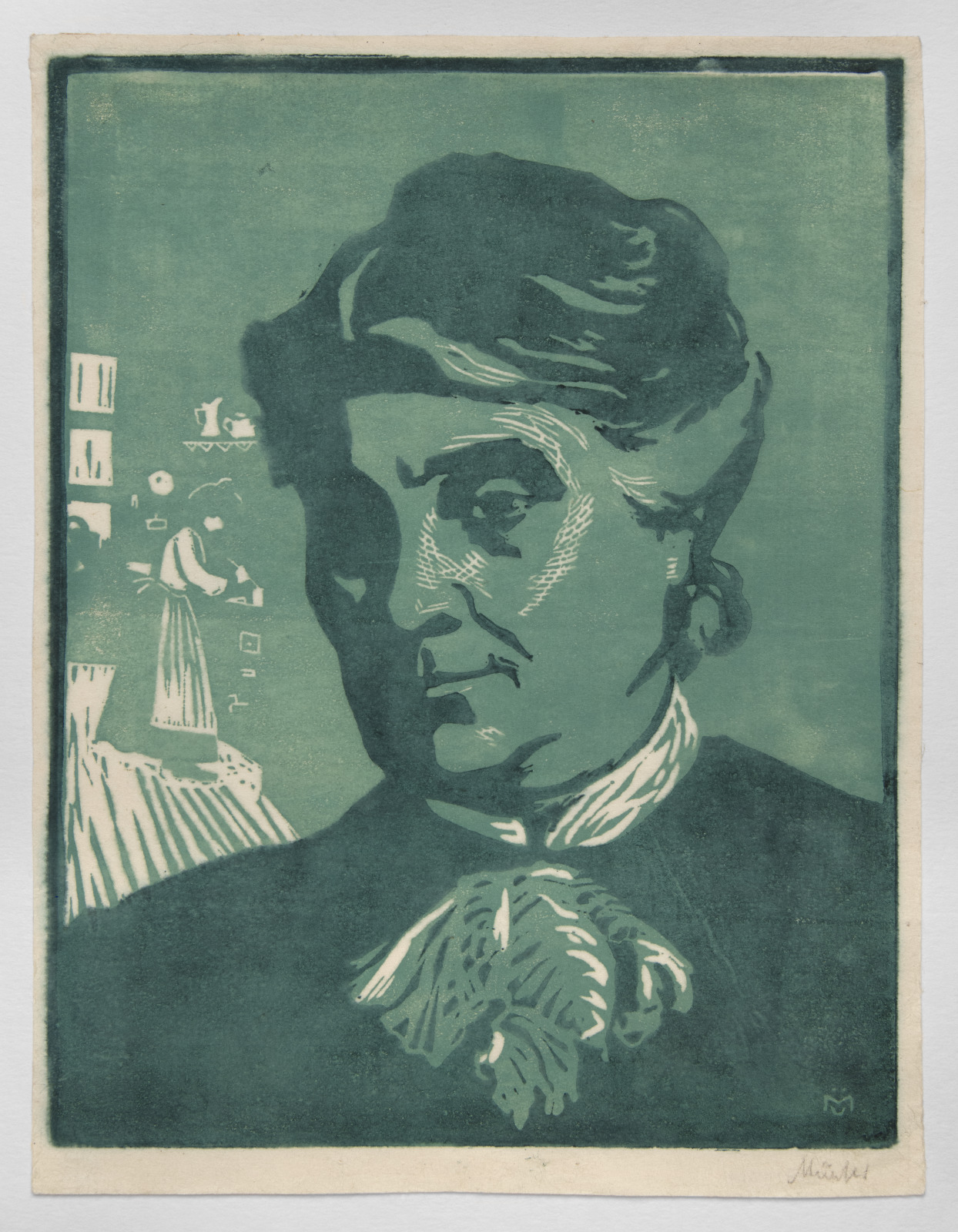 Portrait of Mme Vernot with Aurelie