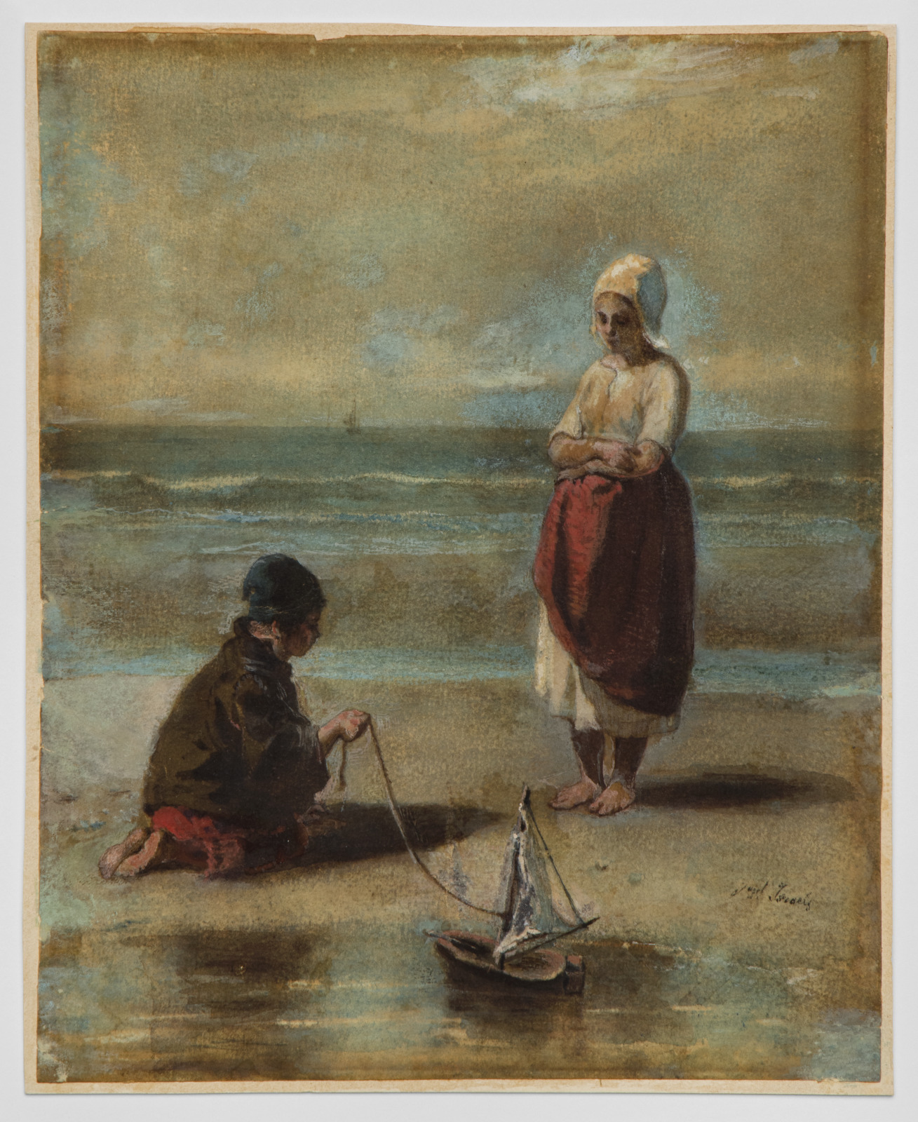 Children at the Seashore
