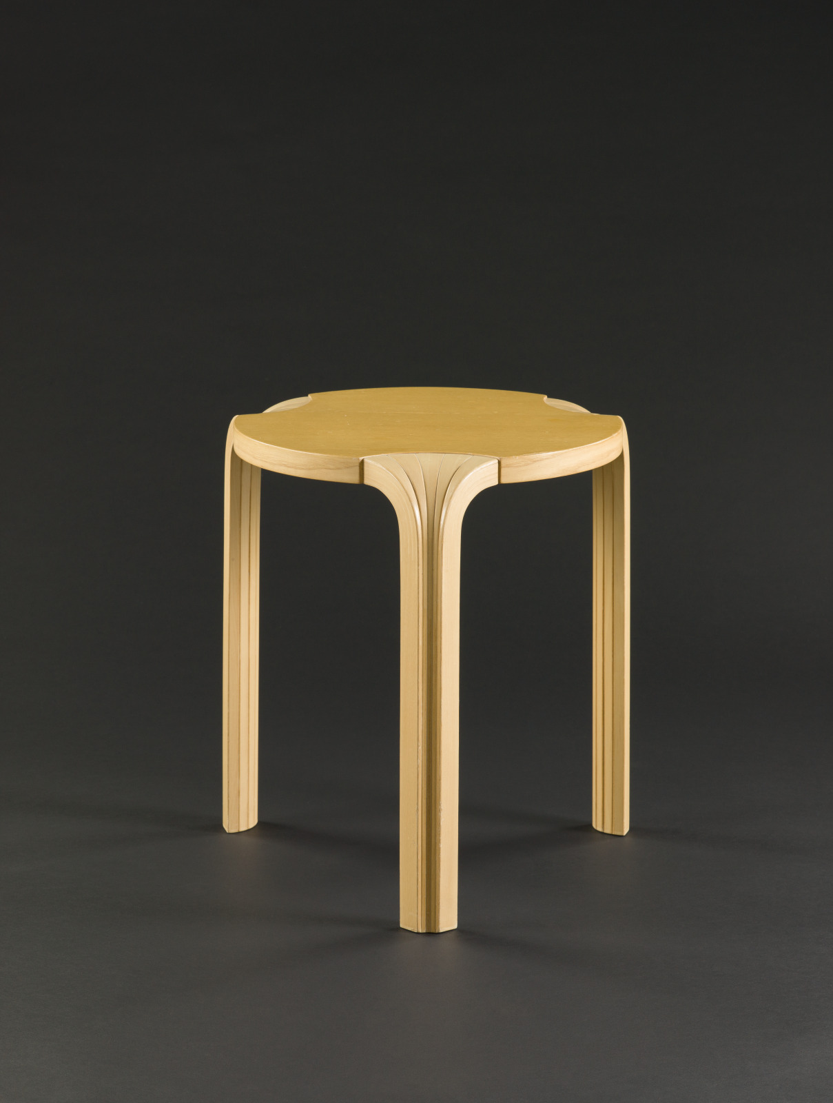 Stacking Stool, Alvar Aalto, Finnish, 1898–1976, designed 1954, Birch and ash