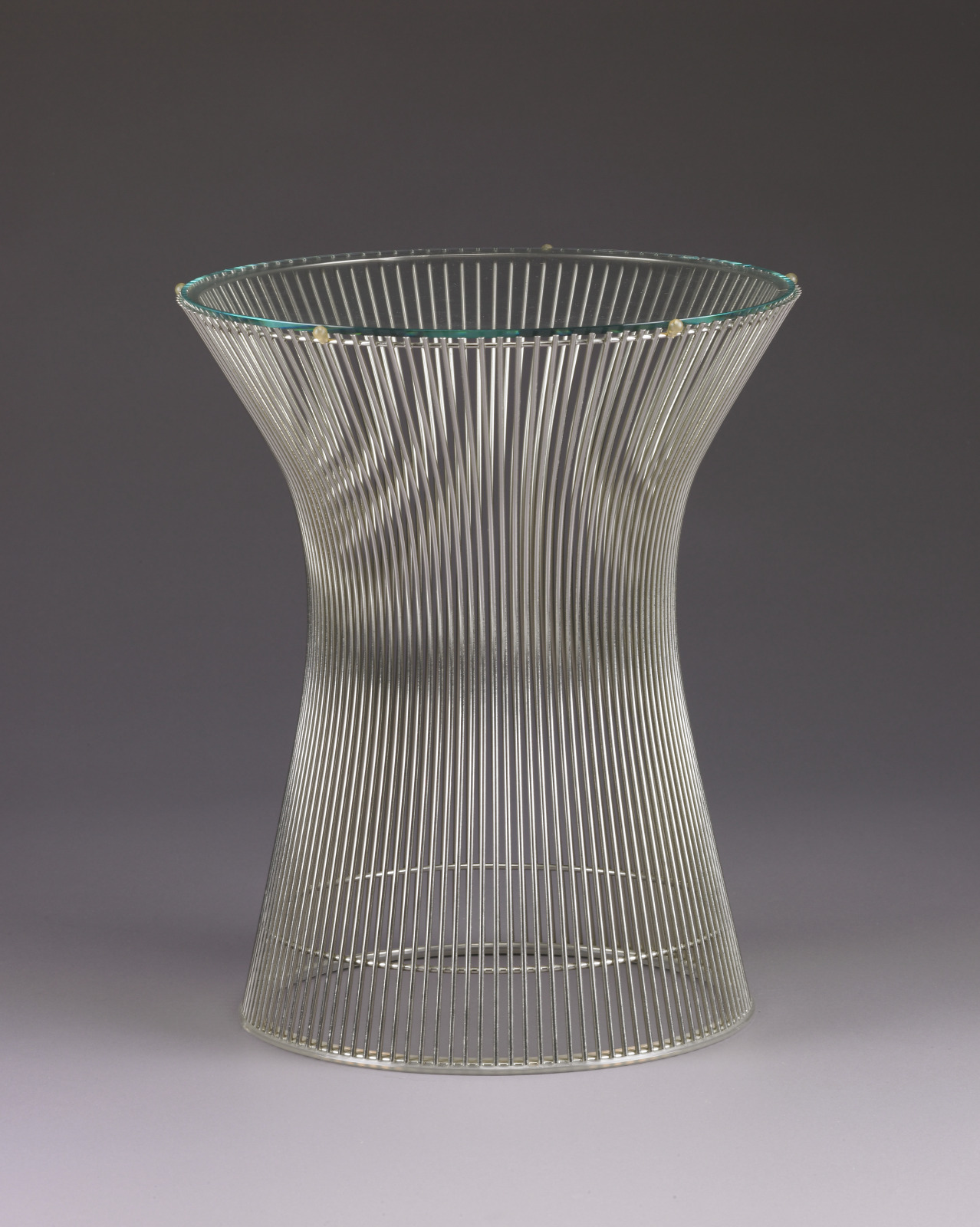 Side Table, Warren Platner, American, 1919–2006, designed 1966, Steel and glass