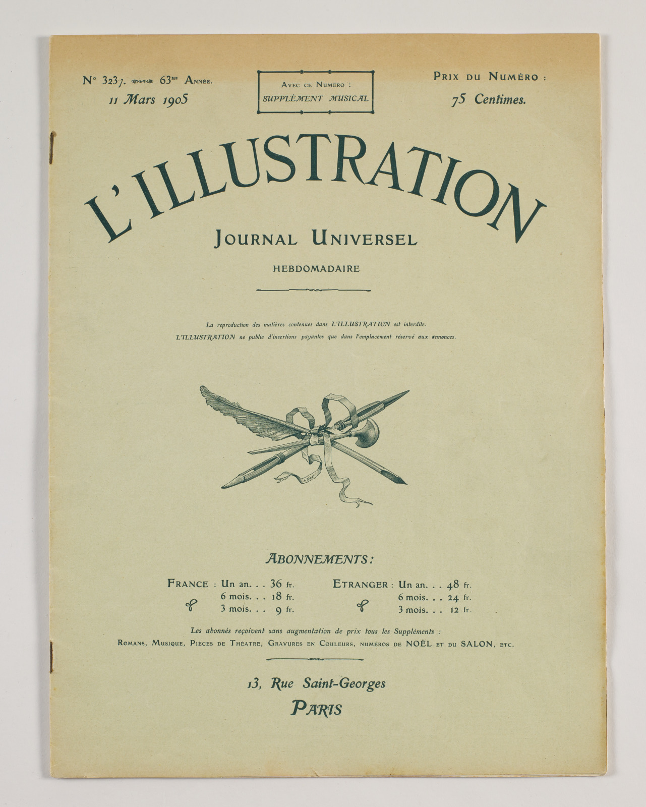 L'Illustration–Journal Universal, No. 3237 - Saint Louis Art Museum